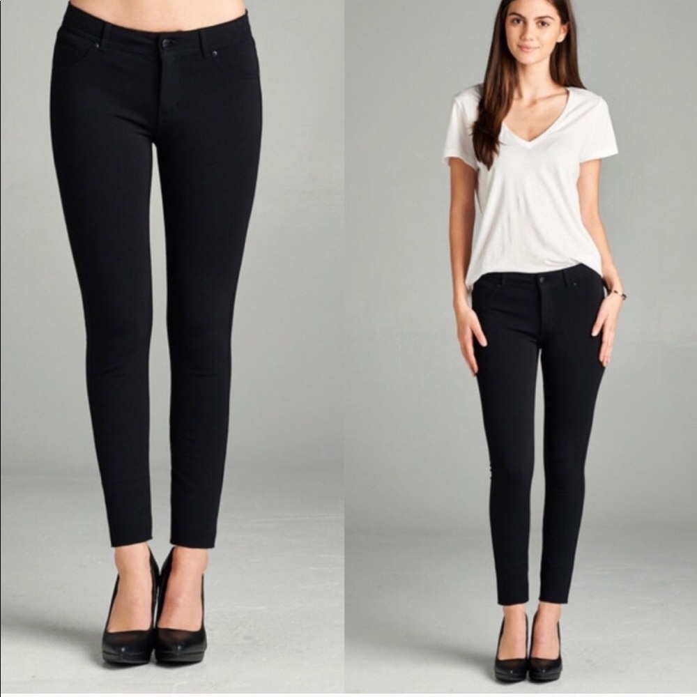 black skinny jeggings pants - Picture 2 of 4